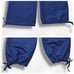 Brand new MARNI linen pants in navy blue with a cuffed hem.