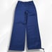 Brand new MARNI linen pants in navy blue with a cuffed hem.