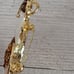 Fox Pendant Brooch Green Eyes Enamel Gold Tone Brown Rhinestones Unsigned