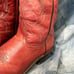 Laredo vintage red leather western cowboy boots size 11 1/2 D leather vintage