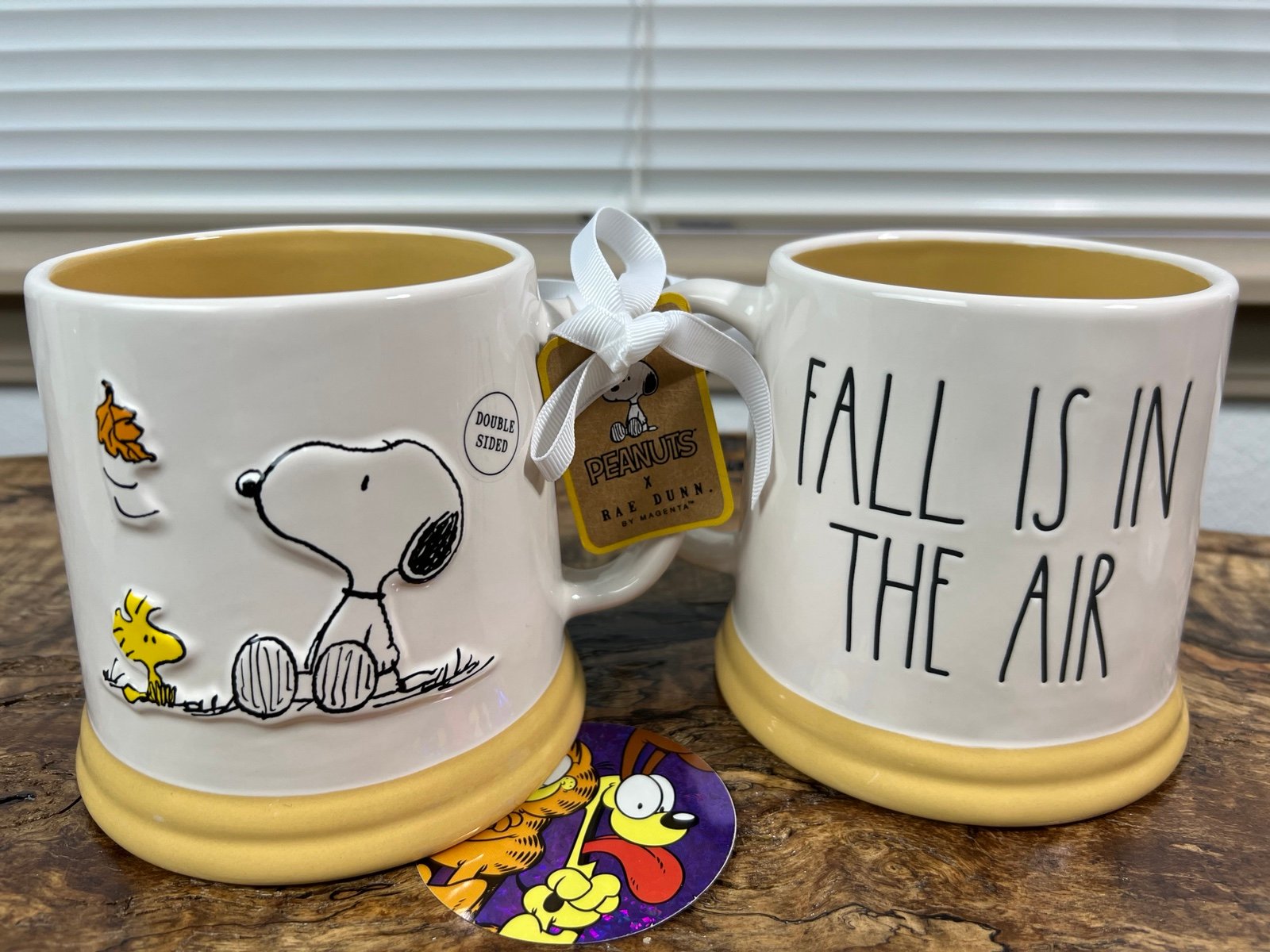 Rae Dunn x Snoopy Fall Is In The Air Mug Set