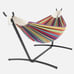 2 Person with Carrying Black Case Portable Hammock with Stand Outdoor Patio