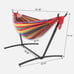 2 Person with Carrying Black Case Portable Hammock with Stand Outdoor Patio