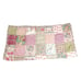 Pottery Barn Patchwork Floral Plaid Euro Sham Pillowcase Tie Close Shabby Chic