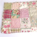 Pottery Barn Patchwork Floral Plaid Euro Sham Pillowcase Tie Close Shabby Chic