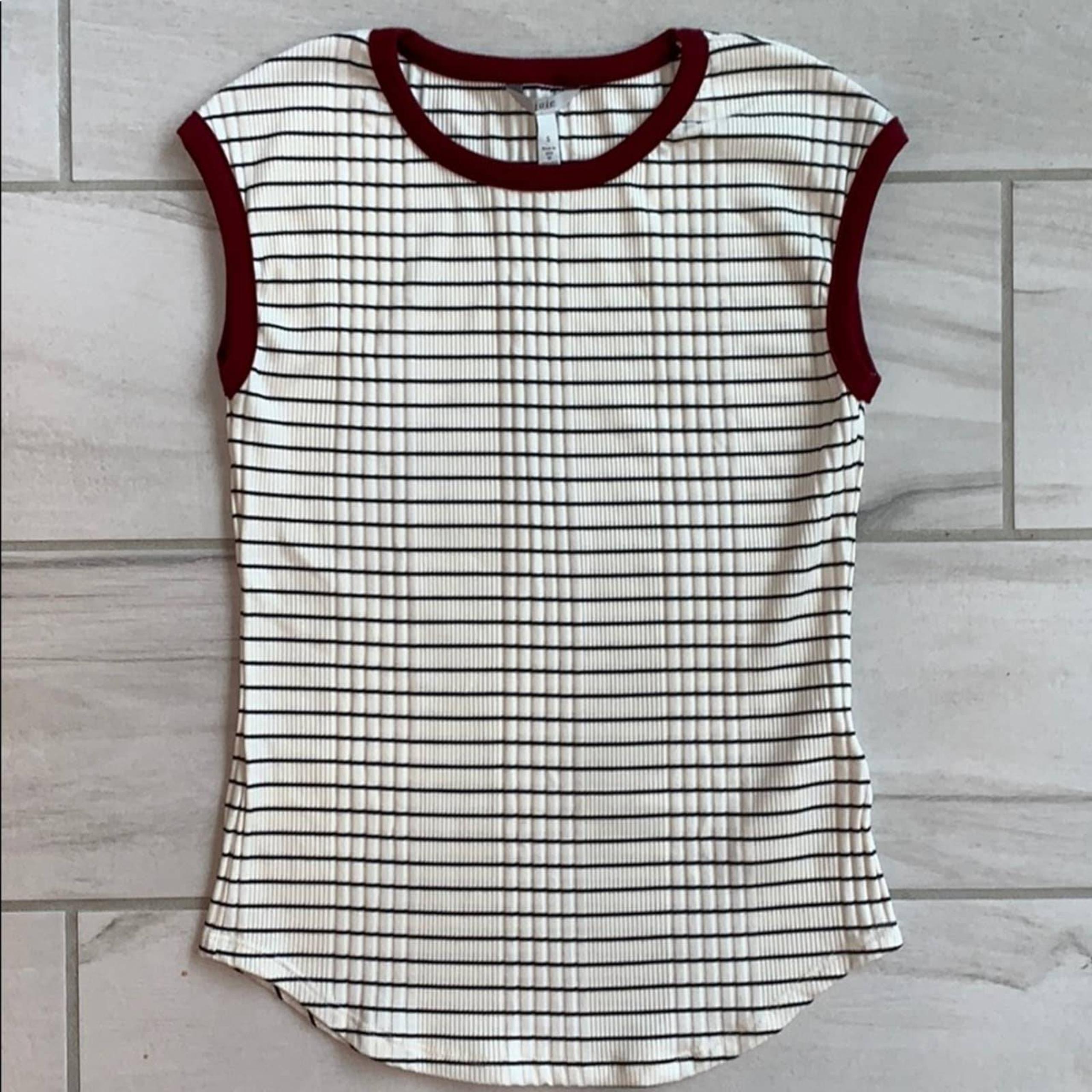 Joie ultra soft stripe tank top size S