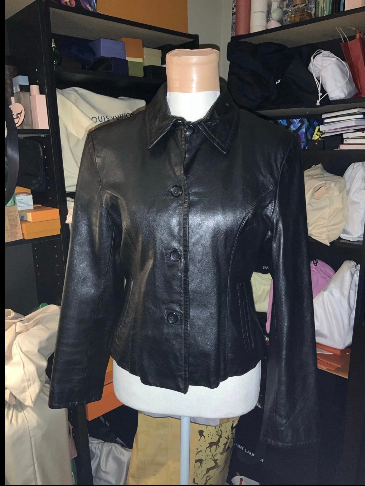 Wilsons maxima leather jacket sz small