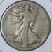 1921-S Walking Liberty Silver Half ~ Key Date Circulated AG/Good Condition