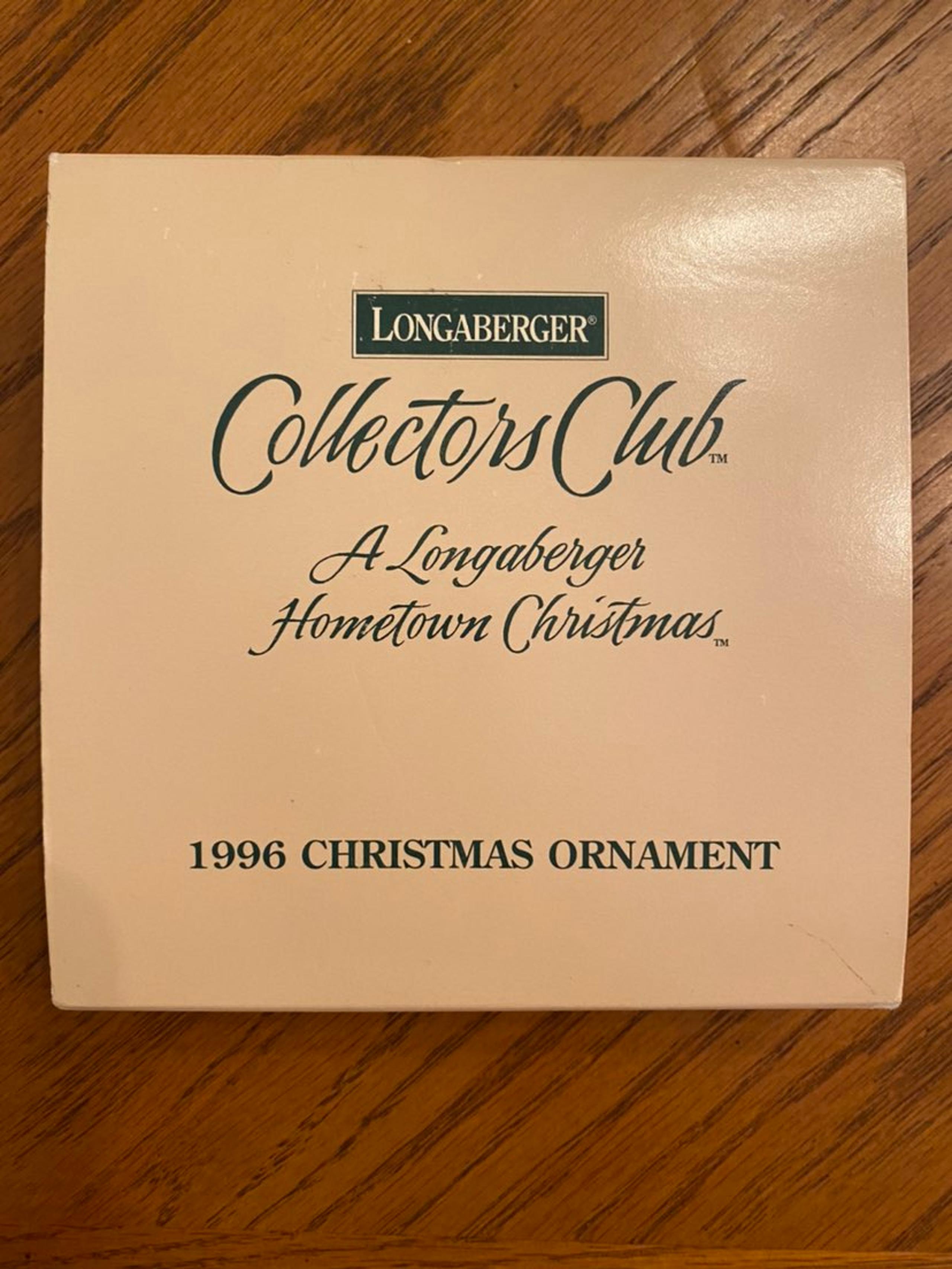 Longaberger 1996 Christmas Ornament