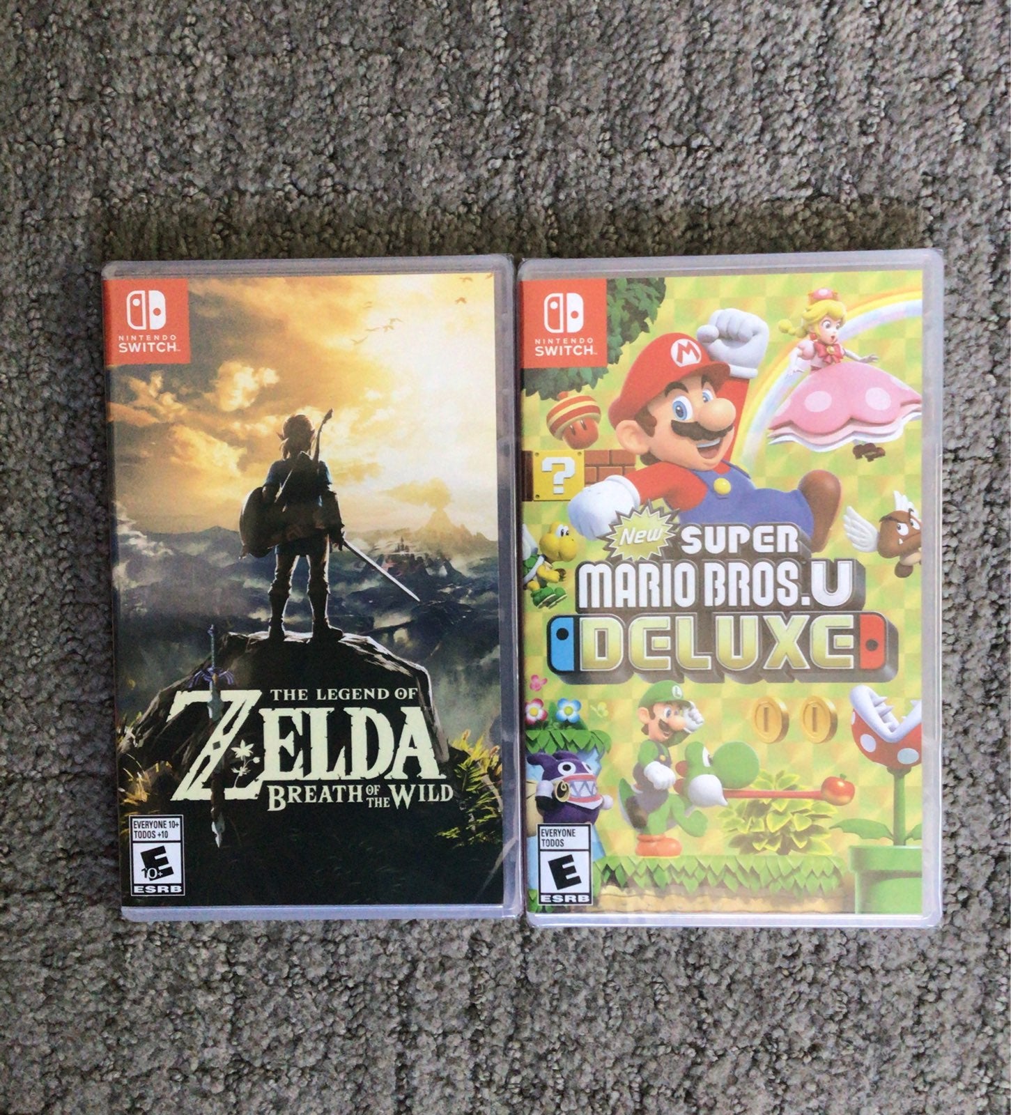Zelda Mario 2 game bundle NEW for switch