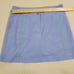 Nike Golf Skort Periwinkle Blue, Green Trim Pockets Skirt with Shorts Size 10