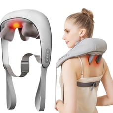 Neck and Shoulder Massager for Pain Relief Deep Tissue-Shiatsu Deep Kneading Mas