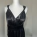 London Times Black Satin Cocktail Dress