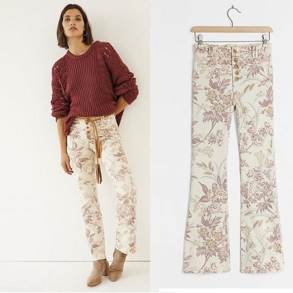 30 ANTHROPOLOGIE Pilcro Ultra High-Rise Bootcut Jeans