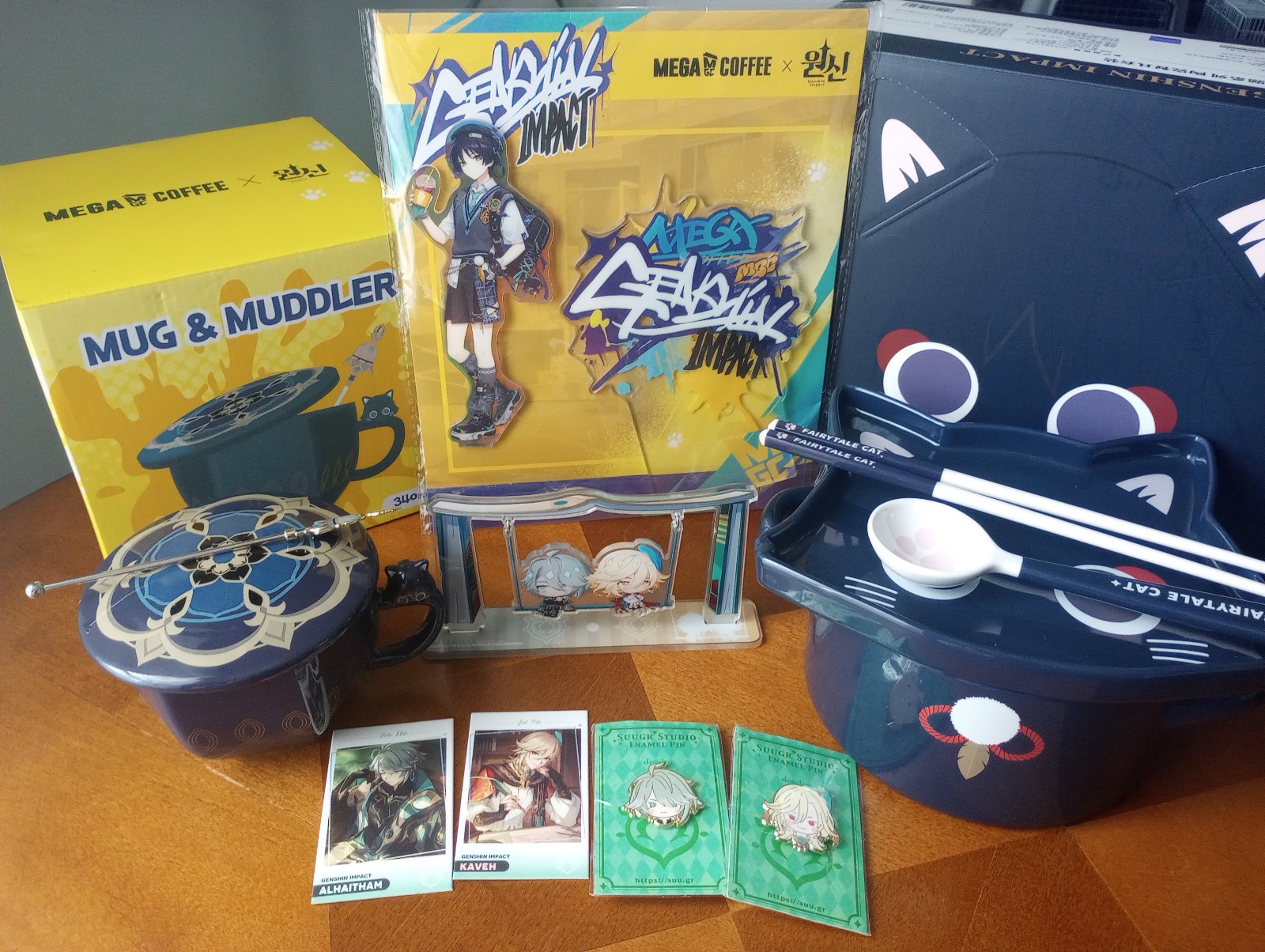 Genshin Impact x Mega MGC Coffee Bundle (Read Description)