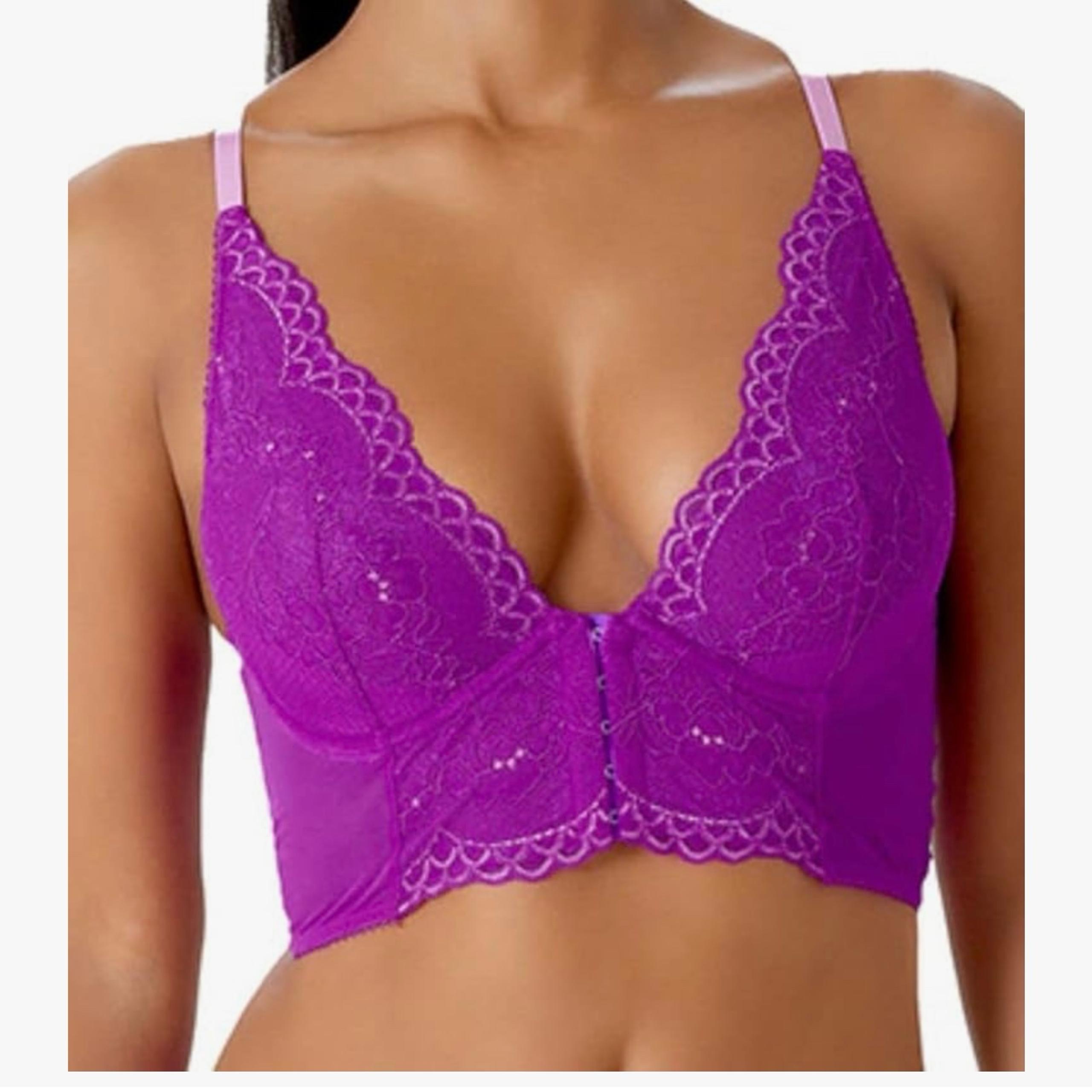Gossard Women's Superboost Lace Deep V Bralet —44DD