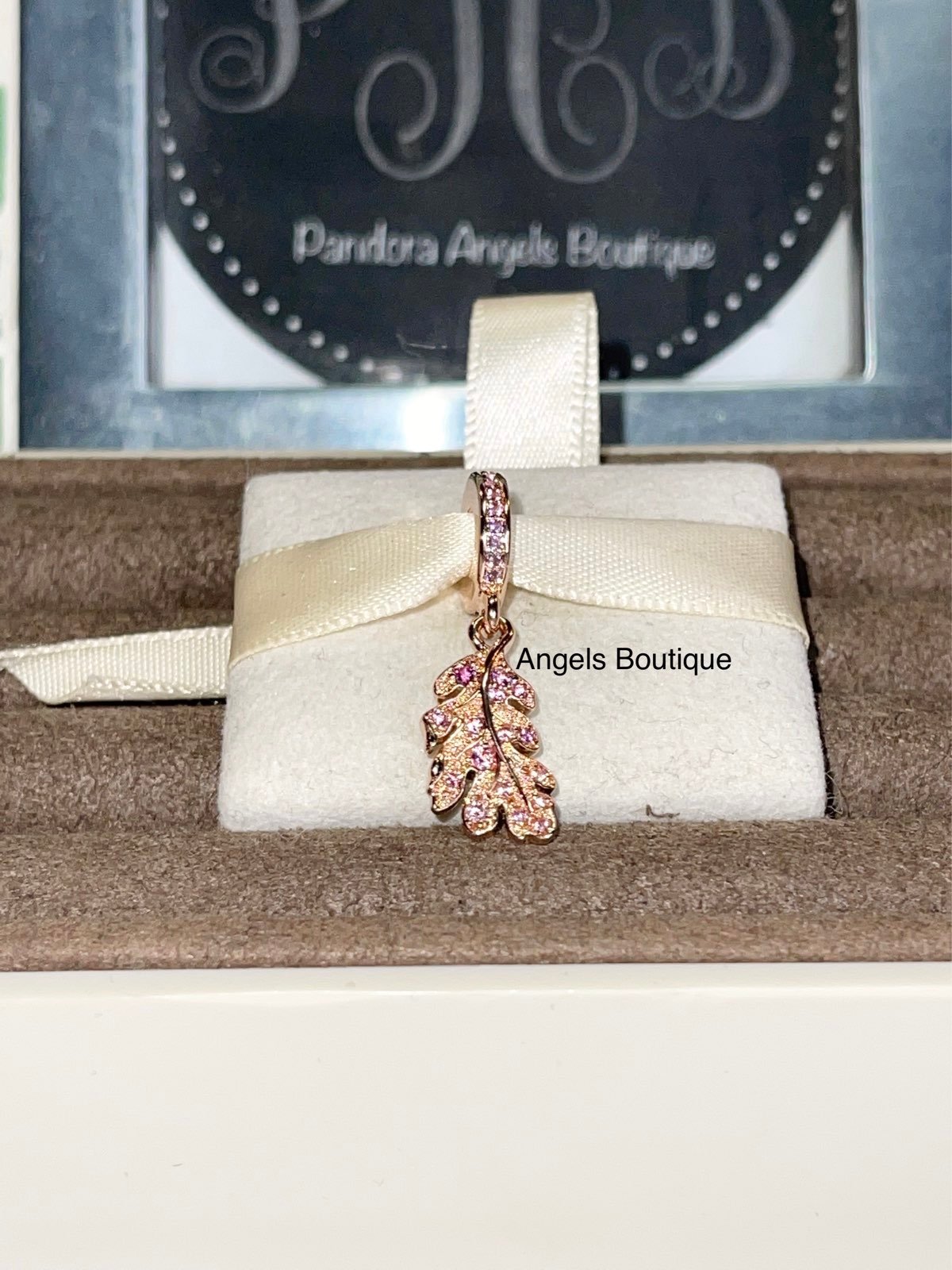Pandora Oak Leaf Dangle Charm