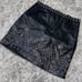 F21 faux leather skirt
