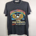 Vintage 1985 Harley-Davidson & Good Whiskey Frontside Burnout Short Sleeve Tee S