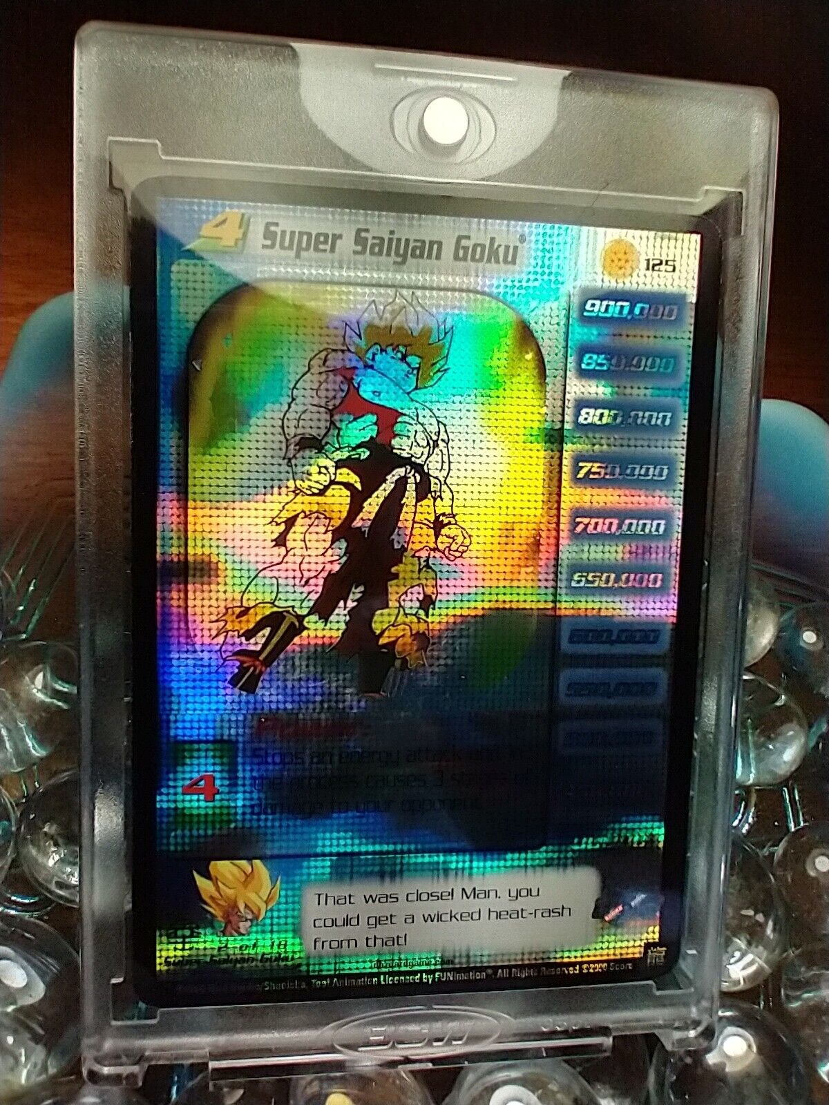 Super Saiyan Goku 4 Limited Edition Foil 2000 Dragon Ball Z DBZ Score #125 UR6