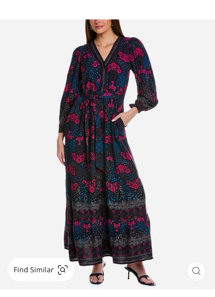 New Celina Moon floral maxi Dress