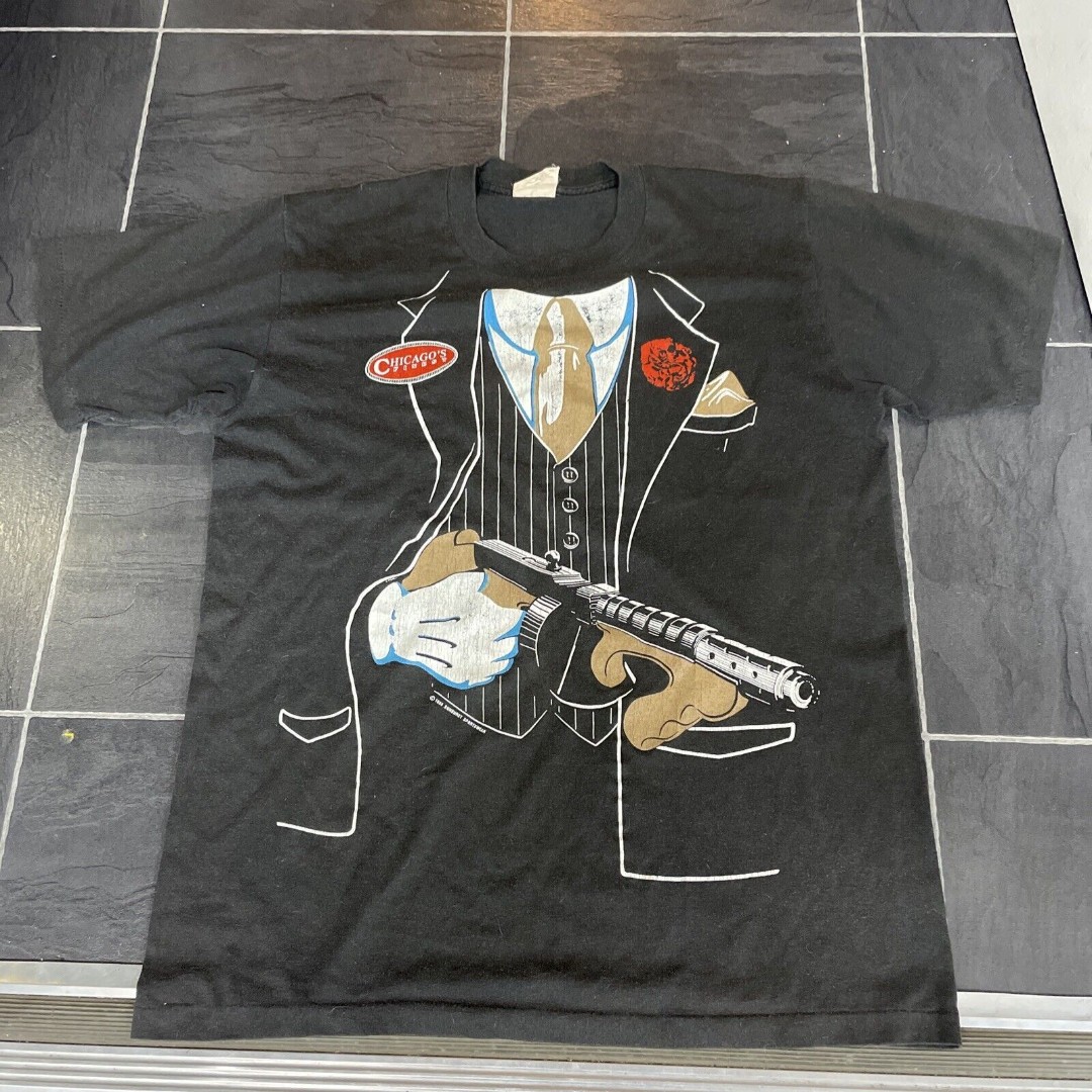 Vintage 1988 Chicago’s Finest Sunburst Sportswear Single Stitched Men’s Shirt