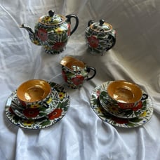 Japanese lusterware teaset