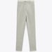 NWT ZARA HI RISE CHECK LEGGINGS GREEN WHITE XS