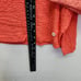 Ali Miles Top Womens 1X Plus Coral Textured Button Accent 3/4 Sleeve Casual Work