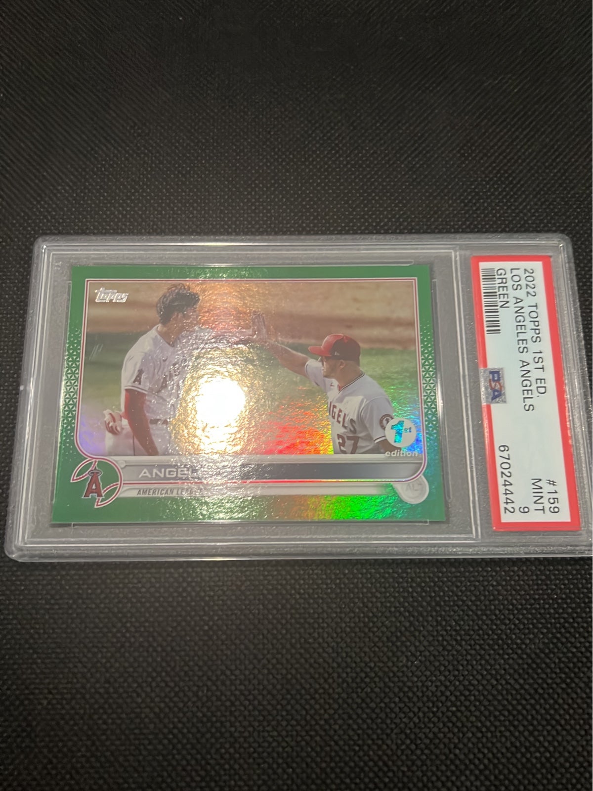 2022 Topps 1st Edition Los Angeles Angels Green 141/150