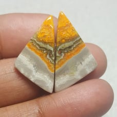 BumbleBee Jasper Natural Gemstone Cab