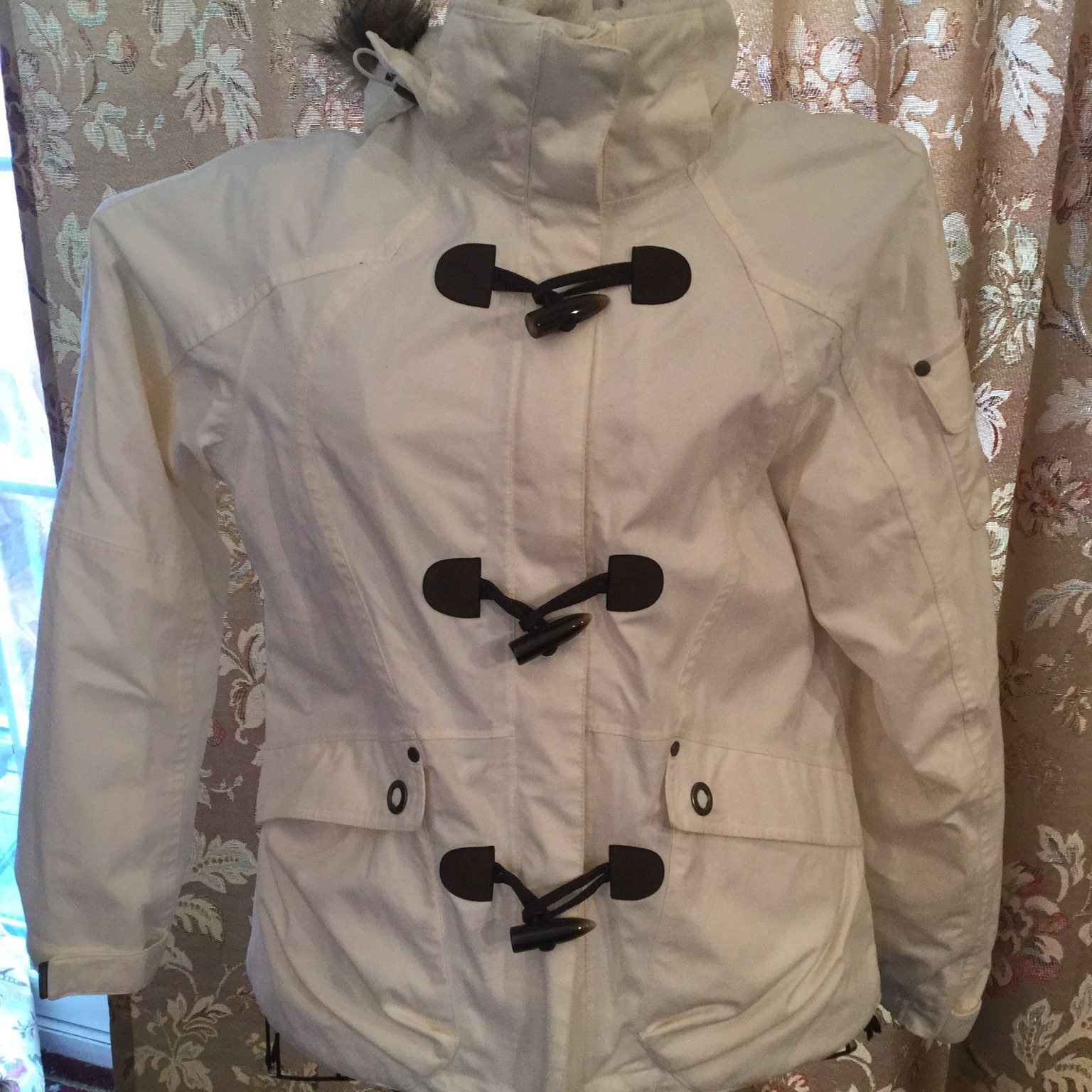 Eddie Bauer Weather Edge Sz Small Faux
