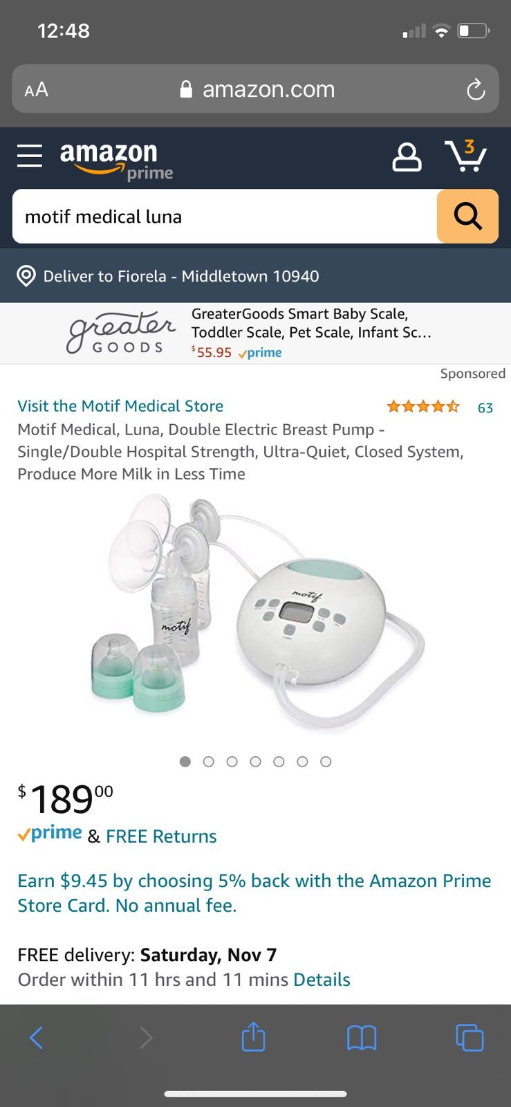 Motif luna breastpump wireless