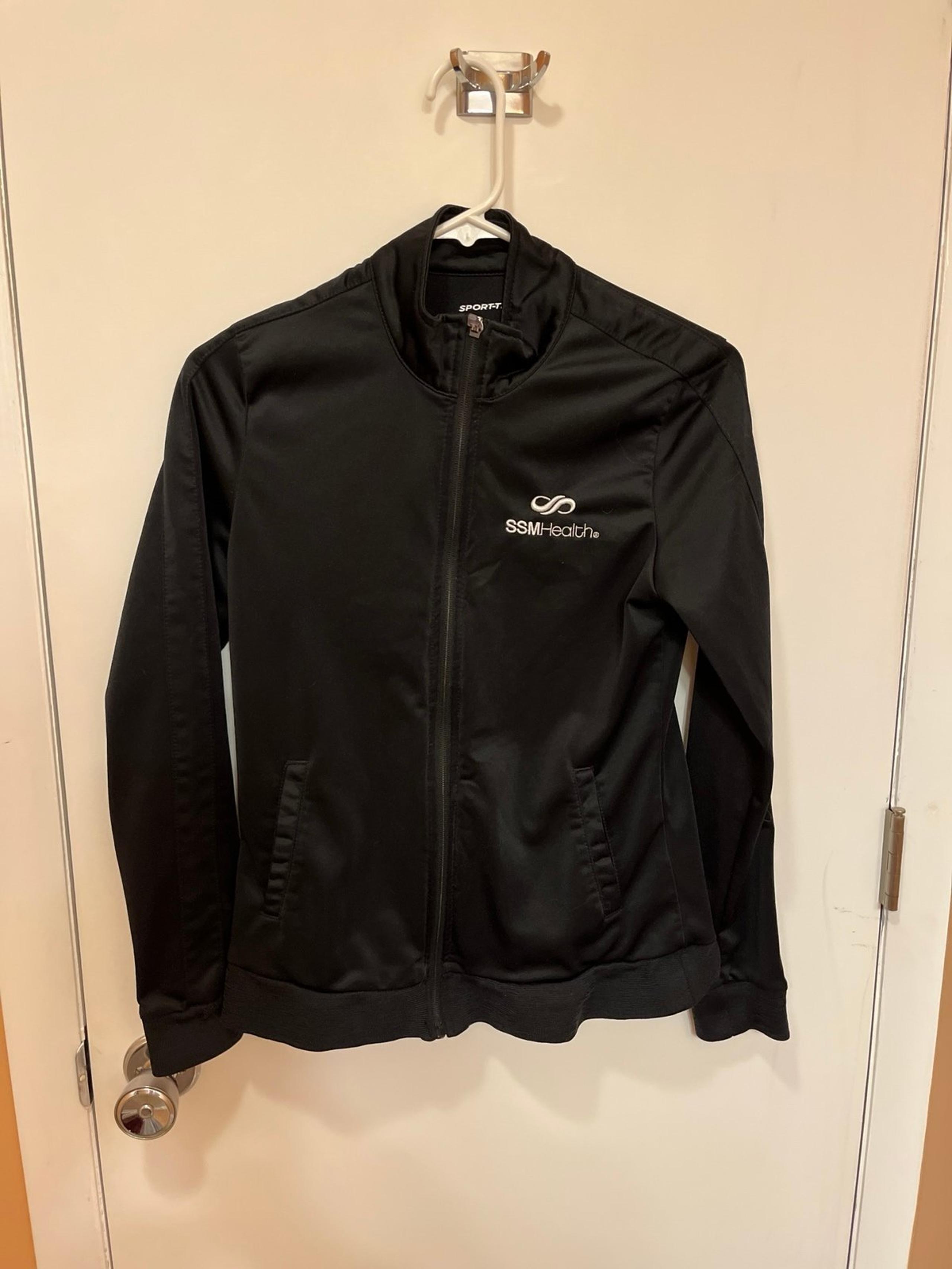 SSM Health Zip Up Jacket Fleece Warm Warmup size small ladies