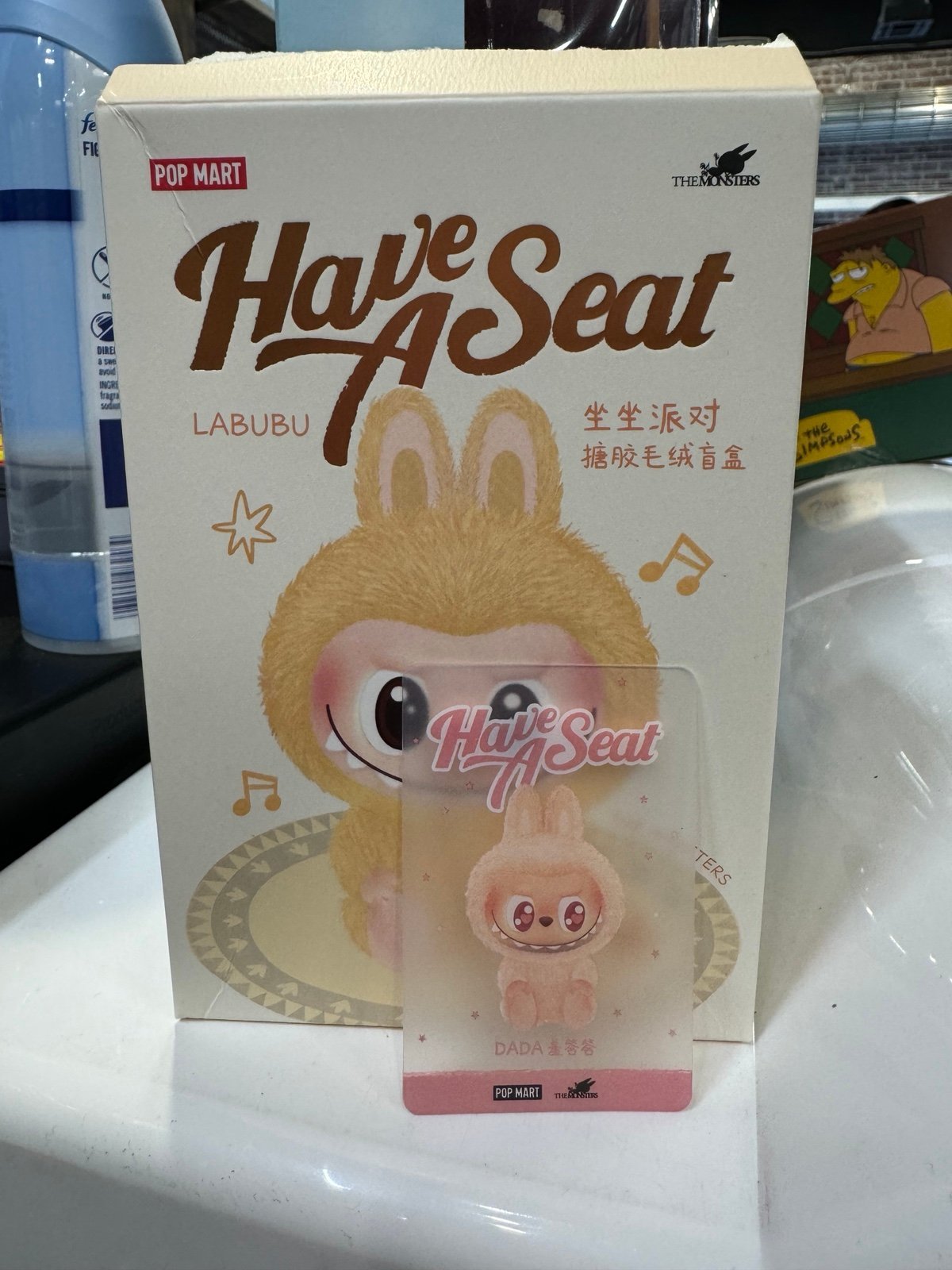 POP MART The Monsters Labubu Have a Seat- Dada