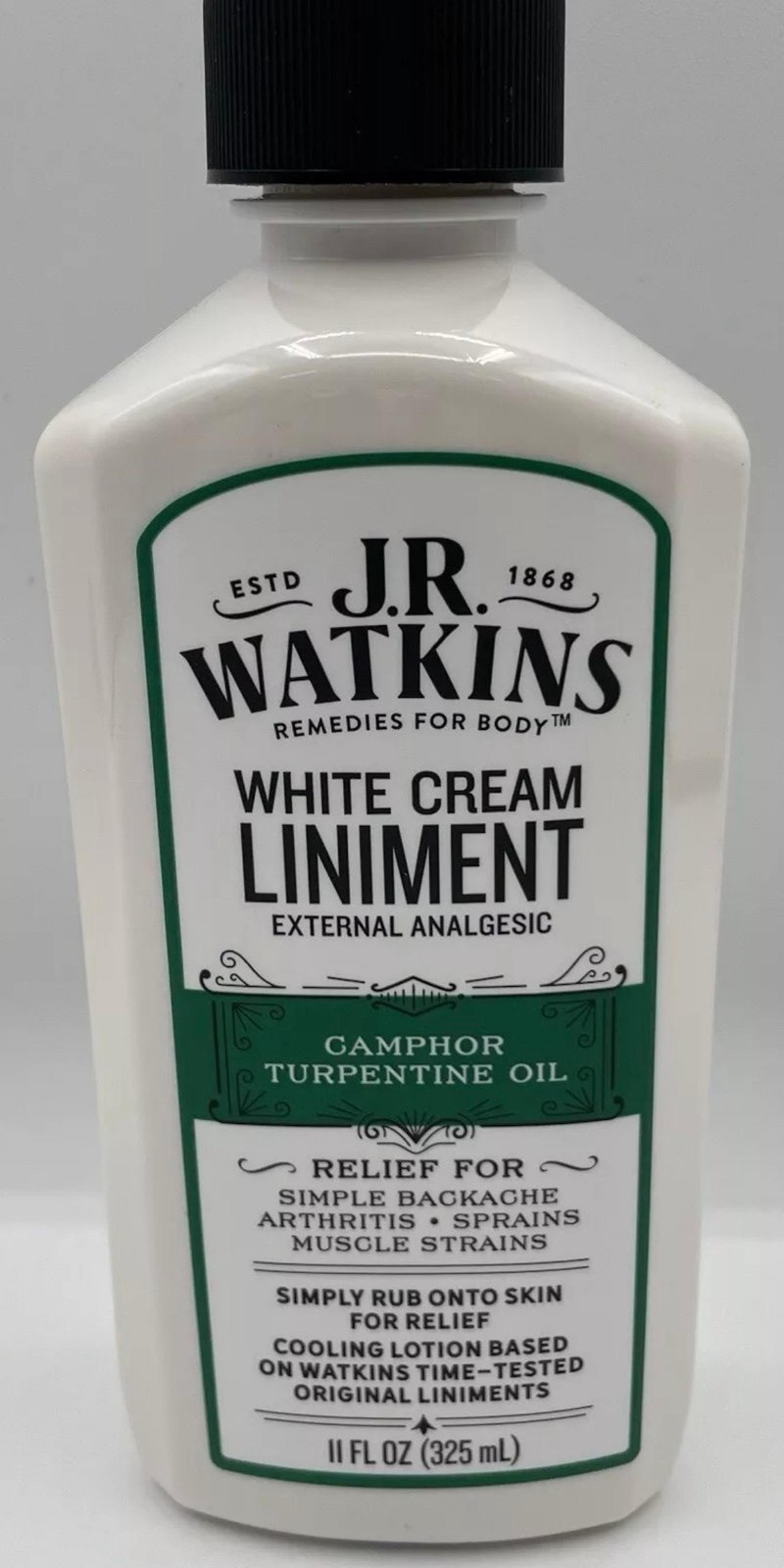 J.R. Watkins White Cream Liniment - 11 Oz Bottle
