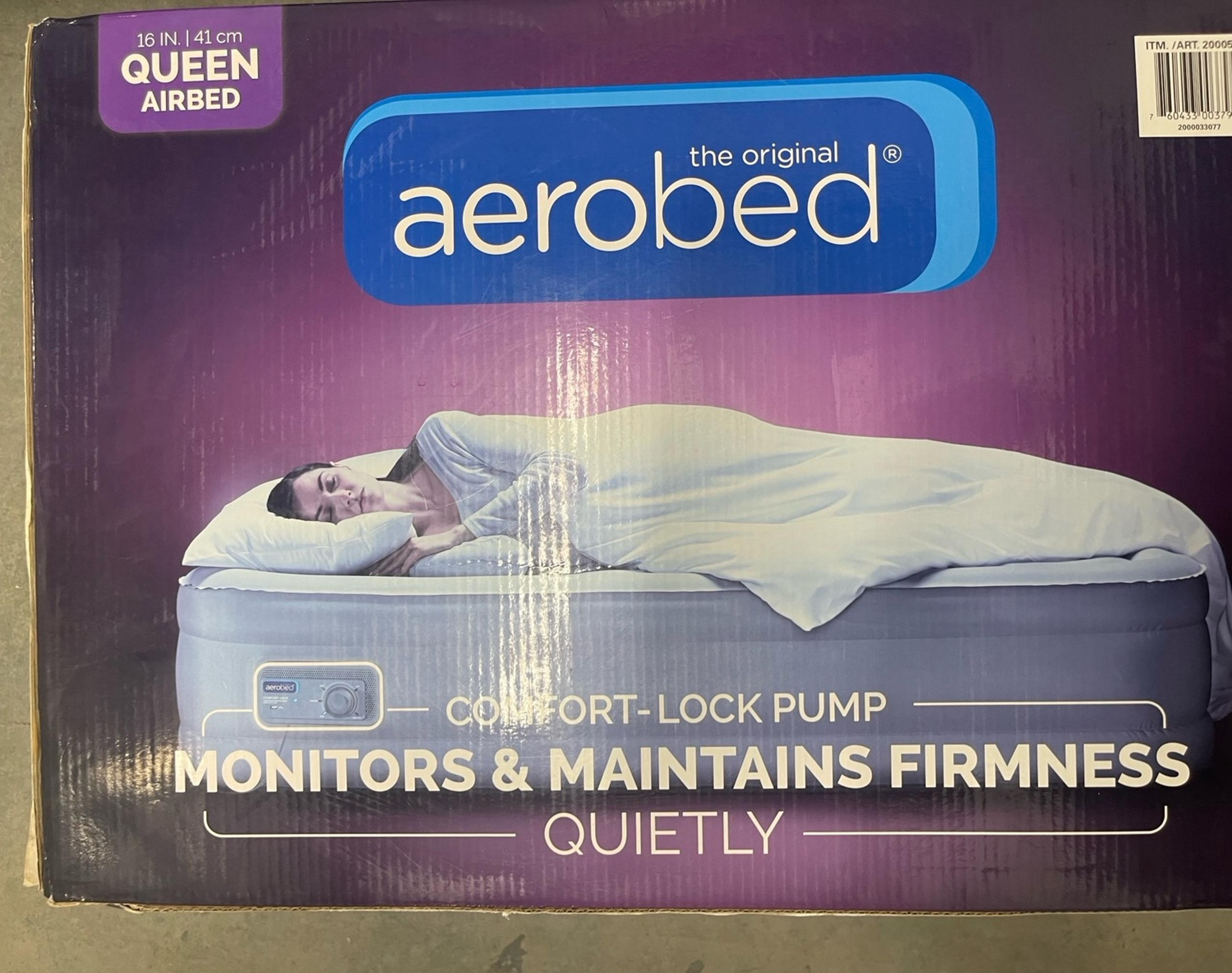 Brand New The Original AeroBed Comfort Lock Queen Air Mattress