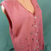 Koret Medium Abstract Knit 6 Button Cardigan Sweater Vest Vintage 90s Flowers