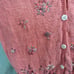 Koret Medium Abstract Knit 6 Button Cardigan Sweater Vest Vintage 90s Flowers