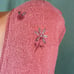 Koret Medium Abstract Knit 6 Button Cardigan Sweater Vest Vintage 90s Flowers