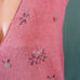 Koret Medium Abstract Knit 6 Button Cardigan Sweater Vest Vintage 90s Flowers