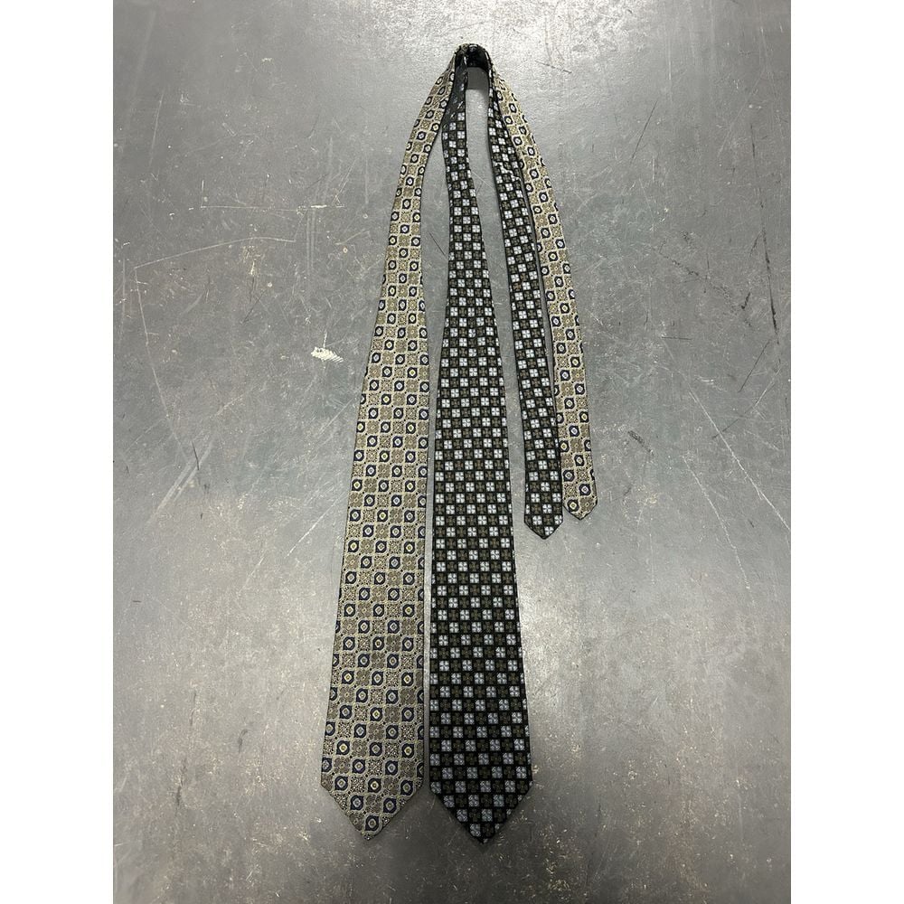 Robert Talbott Mens Silk Tie Best Of Class Extra Long Geometric Pattern Lot Of 2