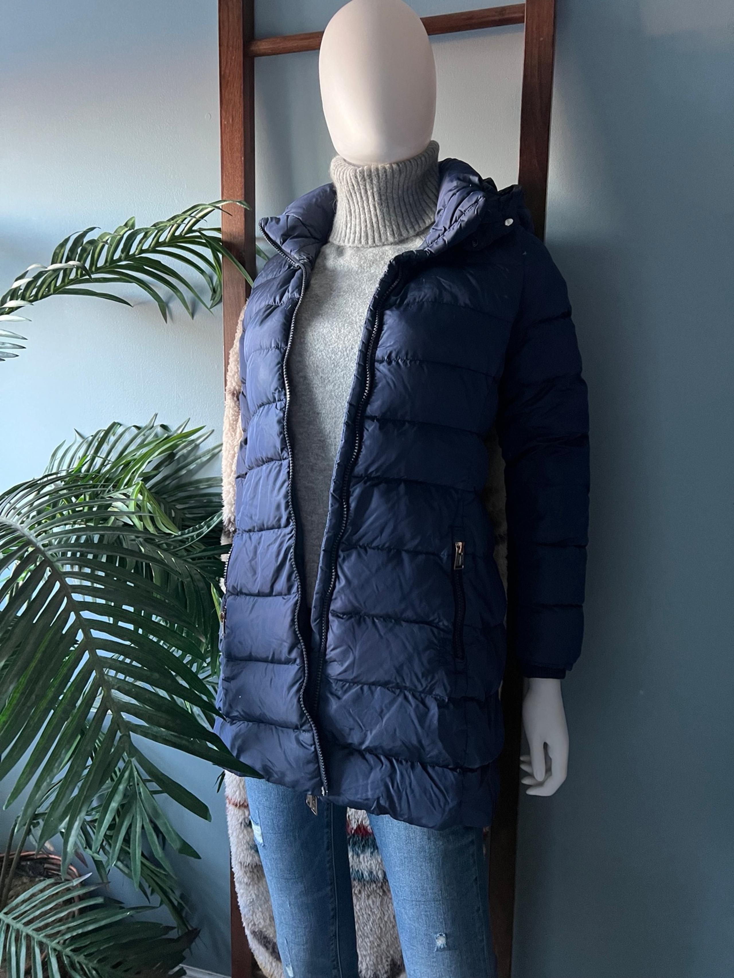 ADD Down  Navy Puffer Coat Size 0