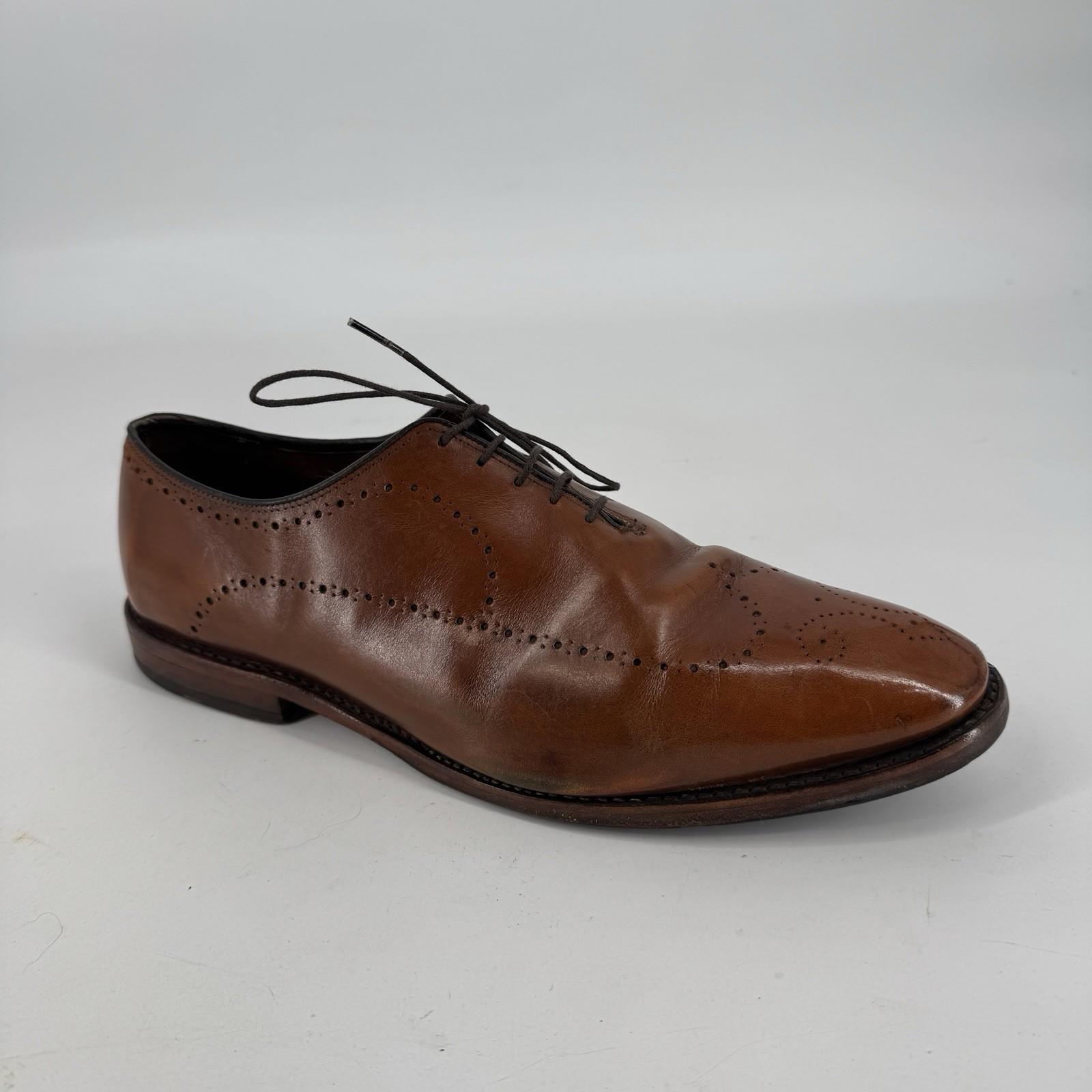 Allen Edmonds shoes 11.5 brown leather fairfax loafers office career dress work