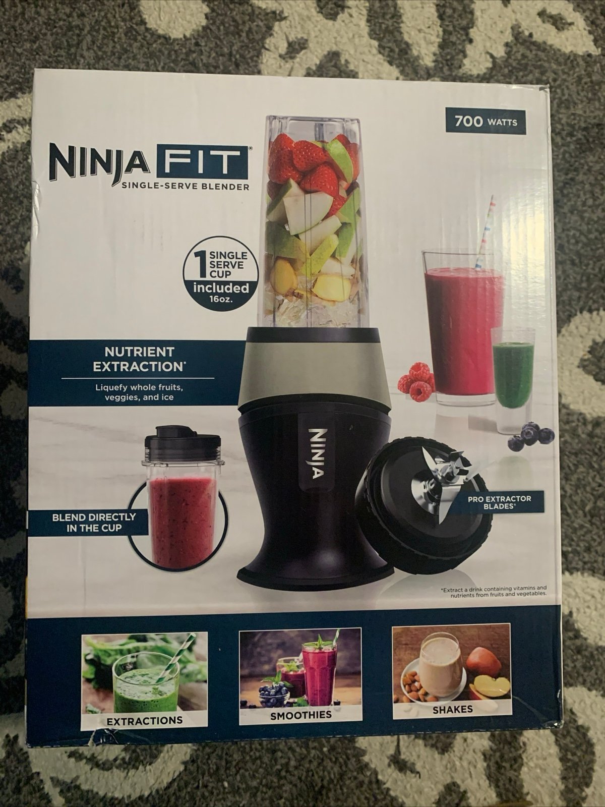 Ninja Fit® Personal Single-Serve Blender, 700 Watts, 16-oz. Cup brand new