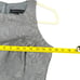 Aidan Mattox Grey Floral Jacquard Pattern Ruffled Hem Sleeveless Dress US 2