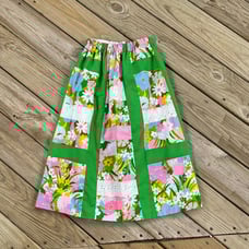 Caroll Reed Women's Colorful Retro 60's Era Vintage Midi Skirt Size XXS-XS