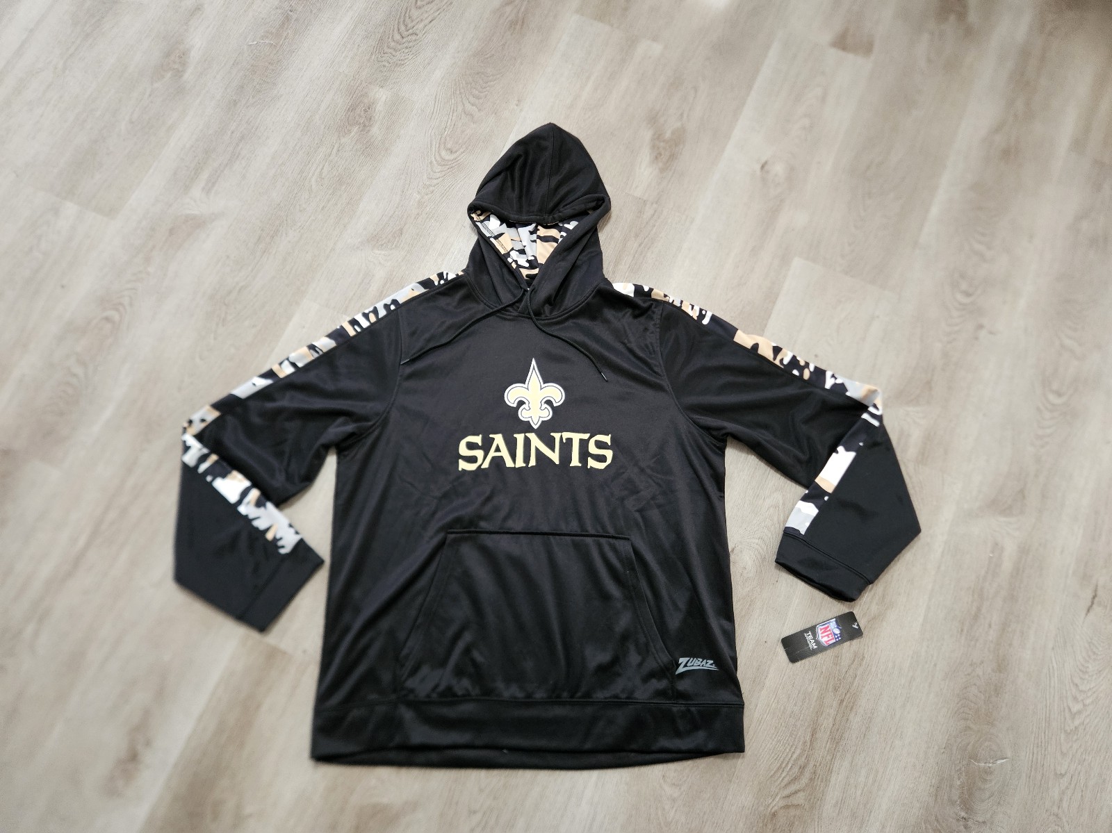 Womens XL Zubaz New Orleans Saints Hoodie Jacket