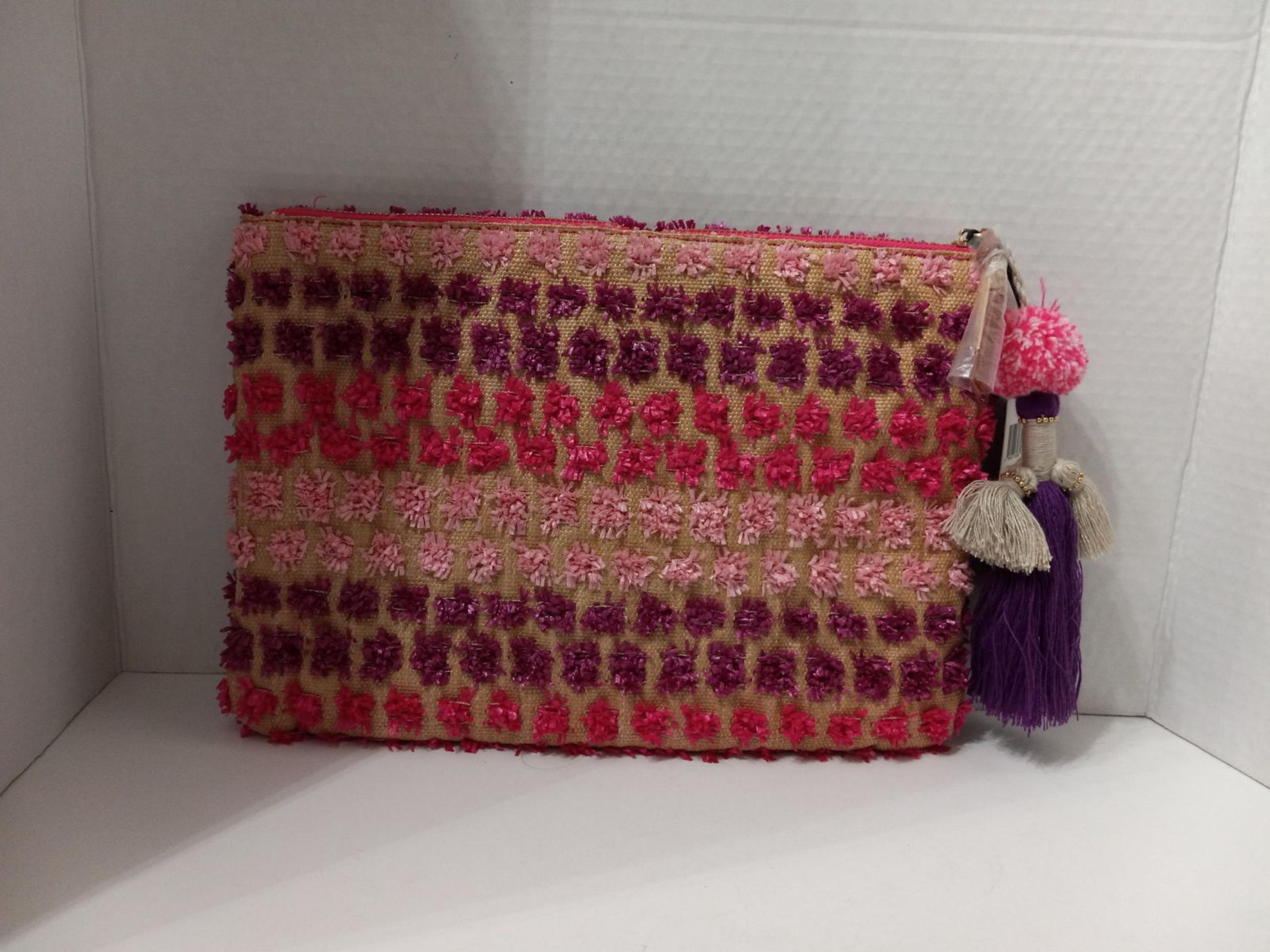 Steven by Steve Madden Jsria Straw Textured Wallet Handbag