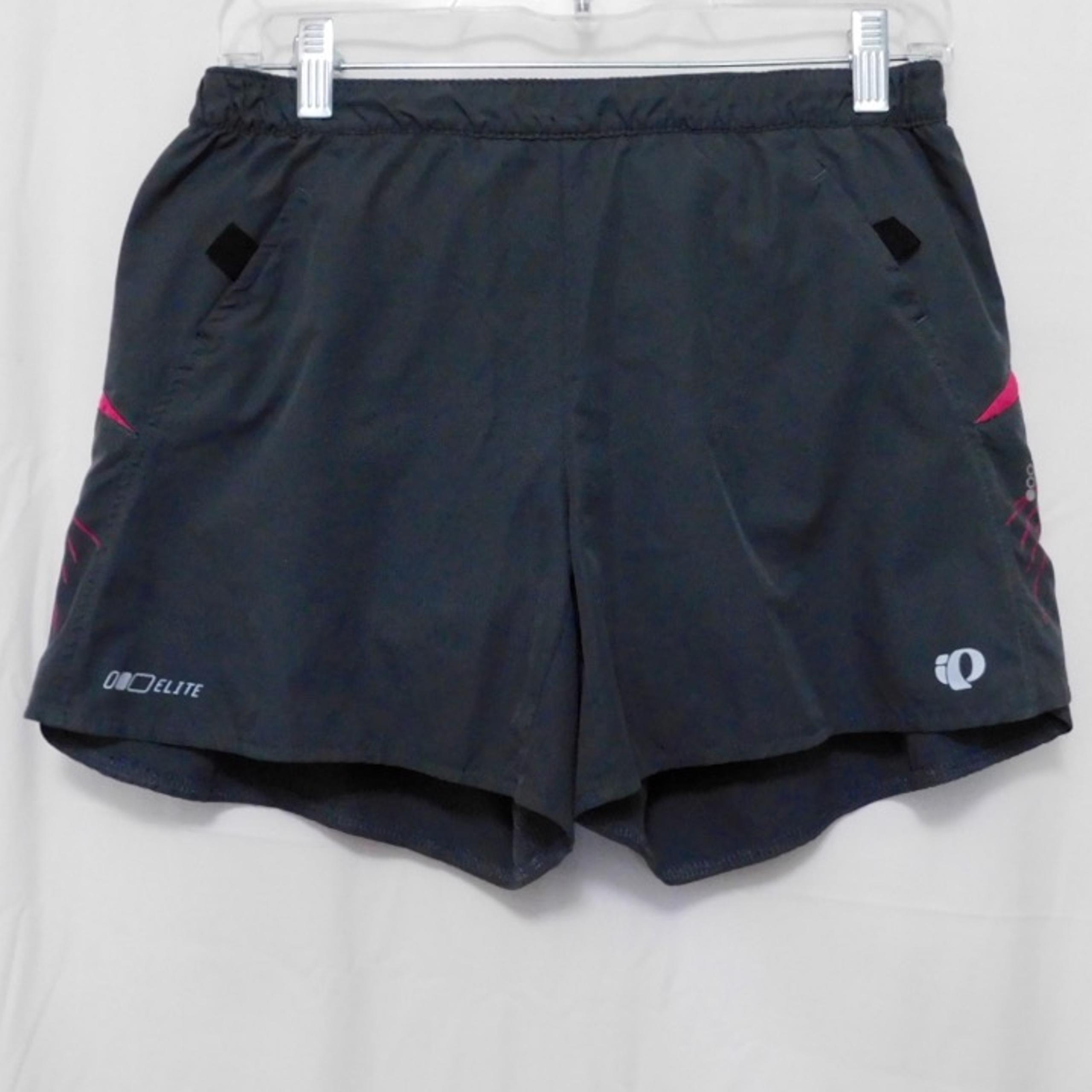 Pearl Izumi Elite Series Running Cycling Shorts Womens M Lined Charcoal Pink